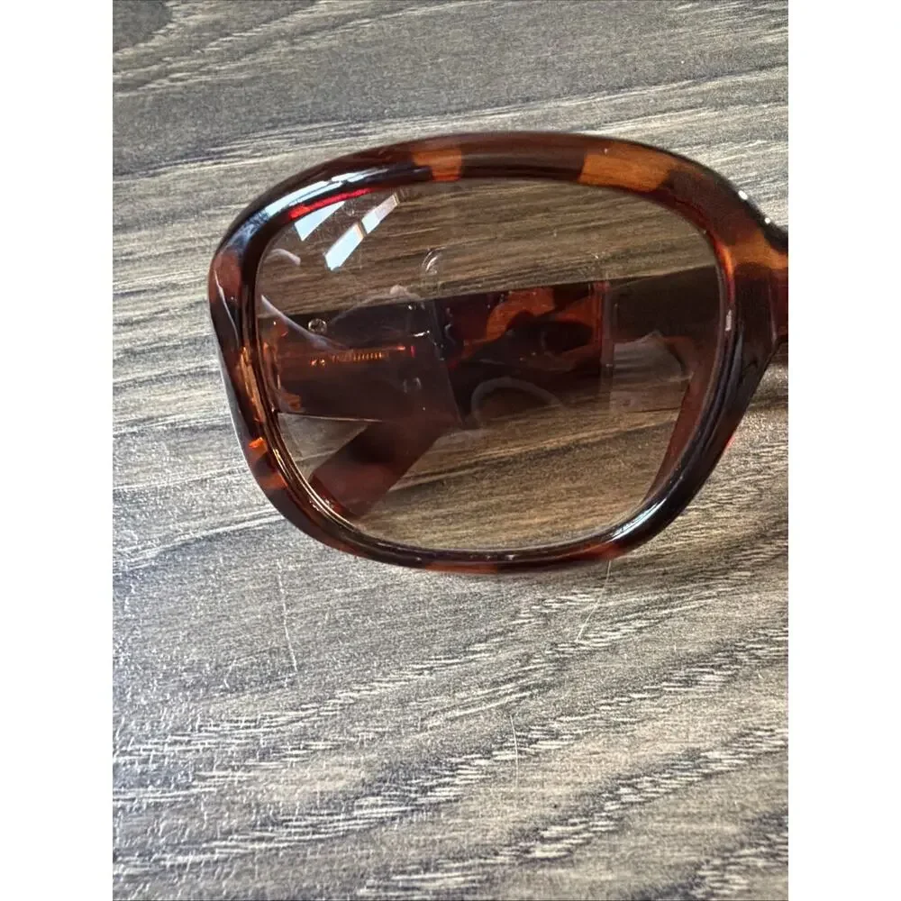 JM New York +3.00 Bifocal Reading Sunglasses Tortoise Brown Tint Oversized Women